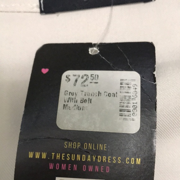 The Sunday ladies trench coat. Medium, NWT - Picture 6 of 9